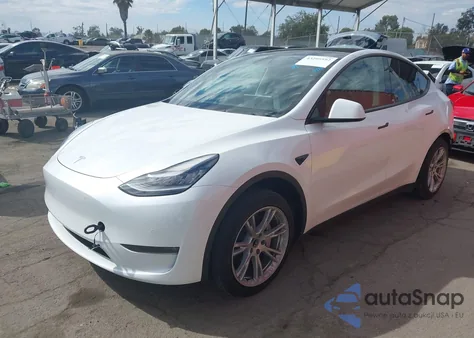 2021 Tesla Model Y Standard Range Rear-Wheel Drive from USA, damaged, VIN 5YJYGDED0MF133544